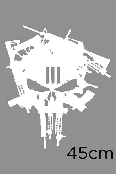 MIGNATIS Soldatul Armatei Skull Punisher Autocolant Autocolant Lipire 45cm