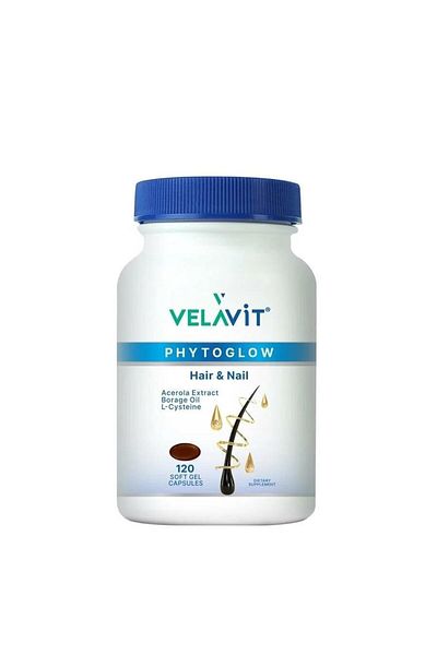 Velavit Phytoglow Hair & Nail 120 Capsules