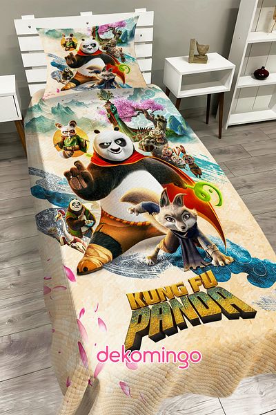 dekomingo Kung Fu Panda Baby and Children's Room Pi̇ke Set