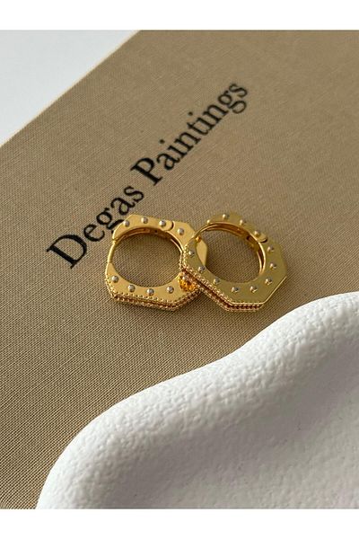 Modadiro Steel Earrings - Claye - Gold