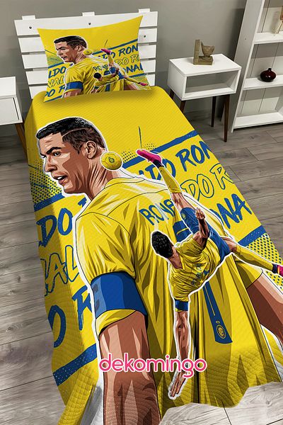 dekomingo طقم بيكيه لغرفة الأطفال والرضع CR7 رونالدو