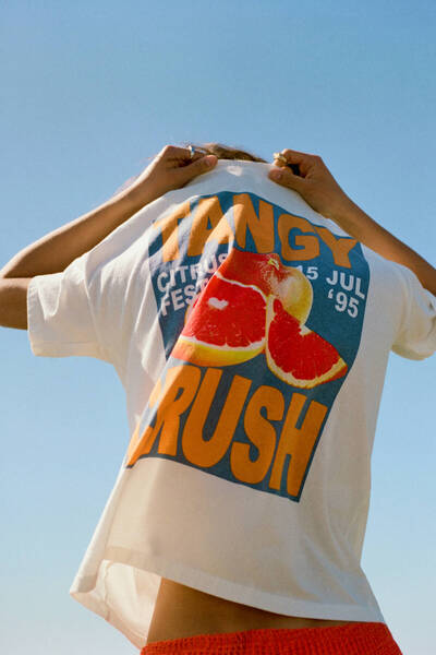 jansogroup Μπλουζάκι με γραφική εκτύπωση Citrus