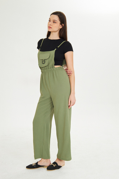 Kutaf Summer Sports Salopet Jumpsuit with Pockets