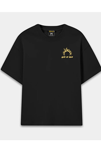 POPULUS One Piece Luffy Nika Freedom Black T-shirt