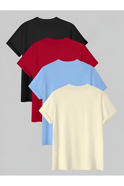 trendgar tricou oversize unisex cu imprimeu losangeles în patru culori