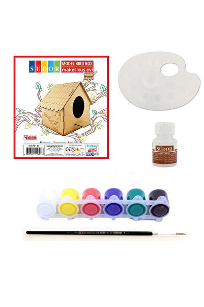 everart Ahşap Maket Kuş Evi