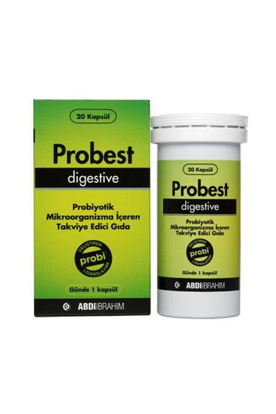 ABDİİBRAHİM Probest Digestive - 20 Capsules Probiotic