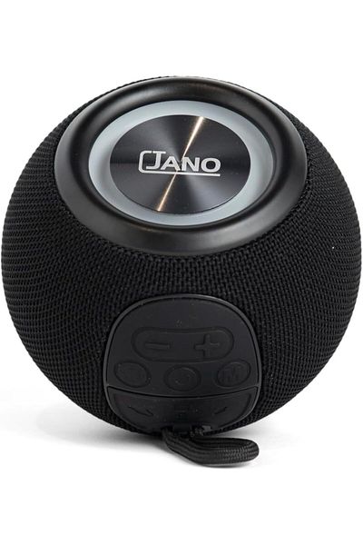 JANO Portable Bluetooth Speaker With Phone Holder, 1200 Mhz, For Home Parties, Travel, Black, Jn0630