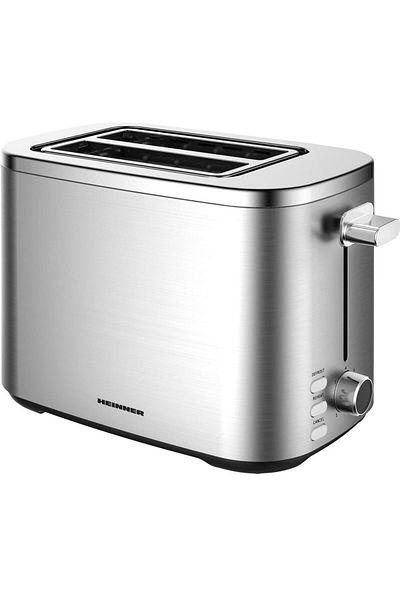 Heinner Prajitor de paine Heinner sparkle toast HTP-800SS, 800w, Capacitate 2 felii, 7 niveluri rumenire