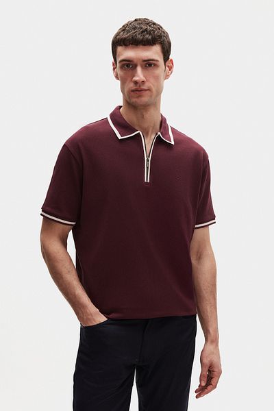 D'S Damat Μπλουζάκι Ds Damat Regular Fit Plum Plain T-Shirt
