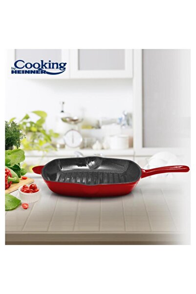 Heinner Heinner grill pan HR-KN-G26, RED LINE, cast iron, 26.5 x 4.5 cm