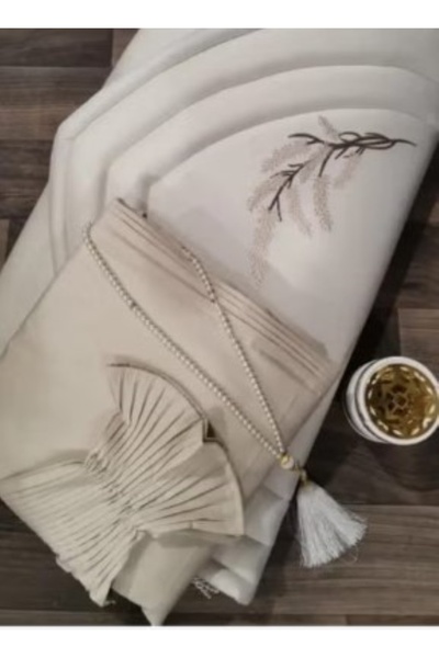 Gerenic طقم سجادة مع شرشف صلاة نسائي