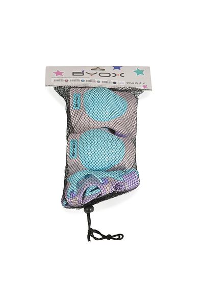 OEM Set protectii genunchi, coate si palme, Varsta 2-5 Ani, Byox Ariel Albastru Class A ( pana la 25kg)