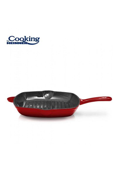 Heinner Heinner grill pan HR-KN-G26, RED LINE, cast iron, 26.5 x 4.5 cm