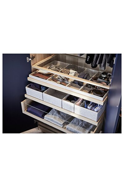 IKEA Komplement Box, Set Of 4, Light Grey, 40 X 54 Cm