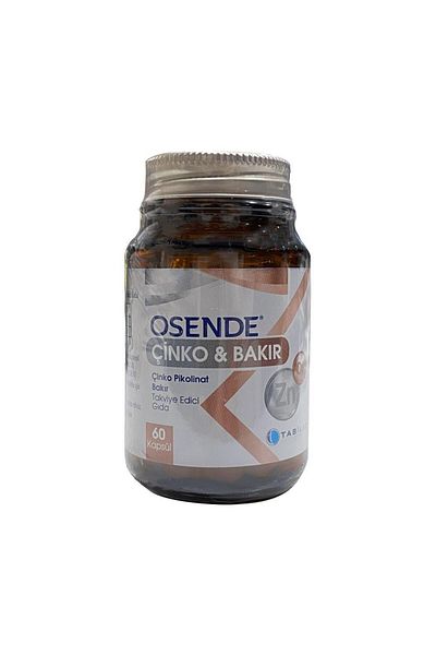 Osende 60 Capsules Containing Zinc and Copper - Food Supplement Picolinate