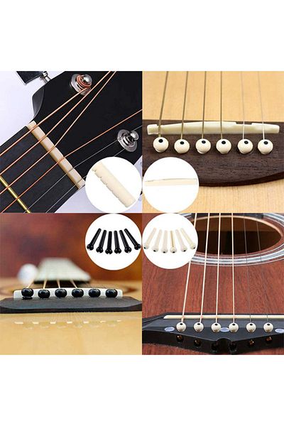 sharpdo Guitar String Dial Tuner Tuning Clip Set Musical Instrument Accessories Set