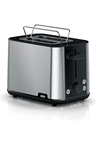 Braun Braun PurEase HT 1510 Toaster, 2 slices, 900 W (Stainless Steel/Black)