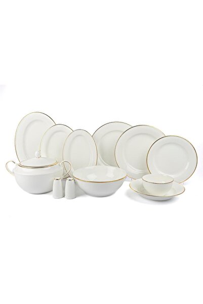 Mikasa Moor Gold Stripe Porselen 74 Parça Yemek Takımı