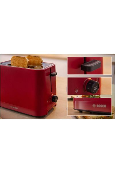 Bosch Bosch TAT3M124 compact toaster, defrost and reheat settings