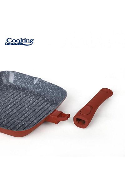 Heinner Cast Aluminum Grill Pan + Lid 28x4 Cm Calabria, Cooking bei Heinner