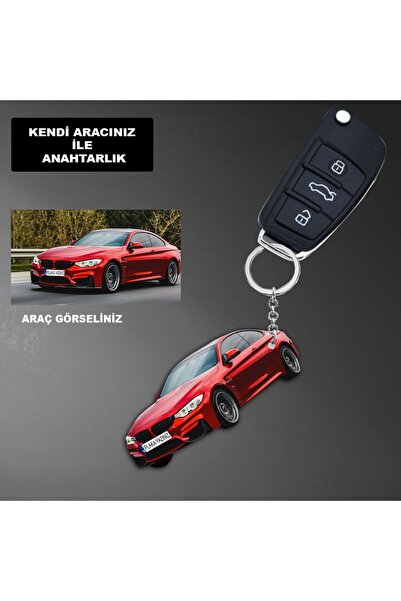 MK Sanart "kişiye Özel Ahşap Araba Anahtarlık - Kendi Aracınızın Tasarımıyla!"