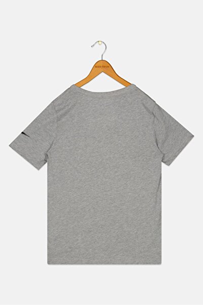 Nike 3Brand by Russell Wilson Kids Boy Sportswear Fit Short Sleeves Outdoor T-Shirt, Grey