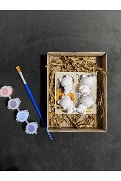 Genel Markalar Hello Kitti 4lü Taş Boyama Figür Çocuk Gelişimi Anne Çocuk Etk...