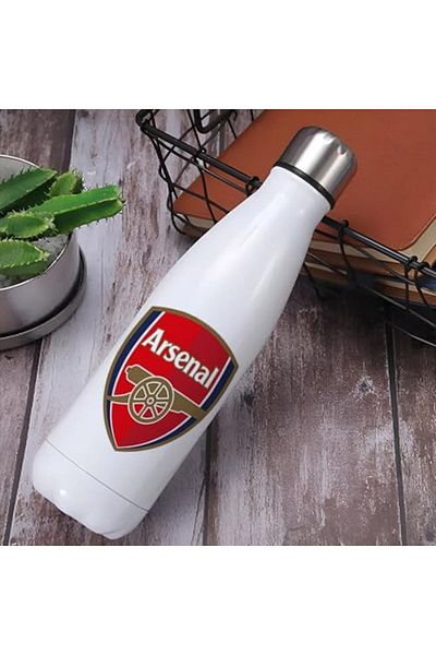 Spoil Your Wall Arsenal Football Club | Merchandise Cola Shape Printed Sipper Sports Water Bottle