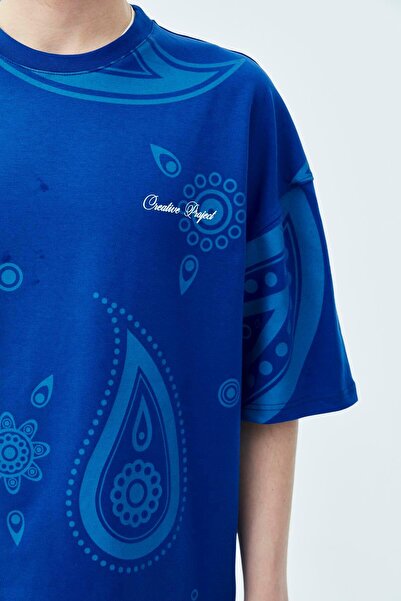 VAMOSCLO Кольоровий комплект шортів та футболки з великим принтом Saks