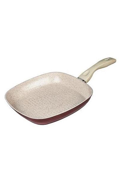 Heinner Heinner MARLENE aluminum grill pan with lid, 28cm (Red-Beige)