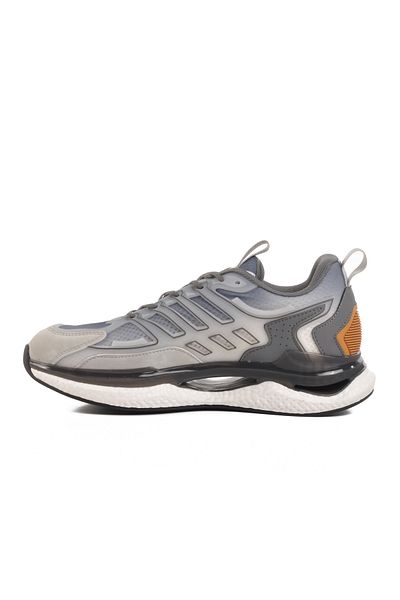 Bulldozer Ανδρικά αθλητικά παπούτσια Grey Memory Foam Mesh Light 241398 M