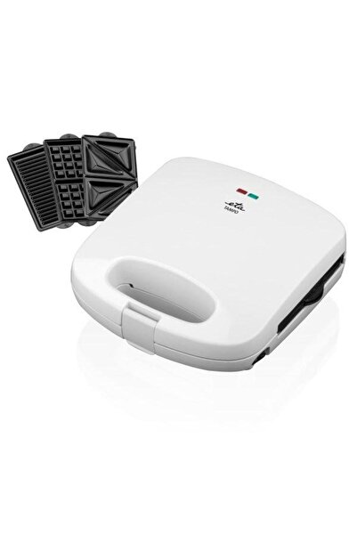 ETA Sandwich maker, ETA, ETA415690000, various interchangeable trays, White