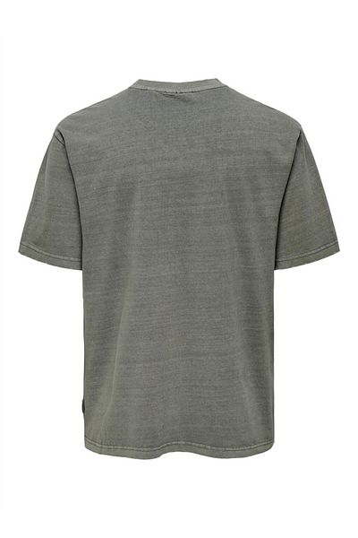 Only & Sons Onsdistress Rlx Ss Tee Men's Gray T-Shirt - Os 22030505
