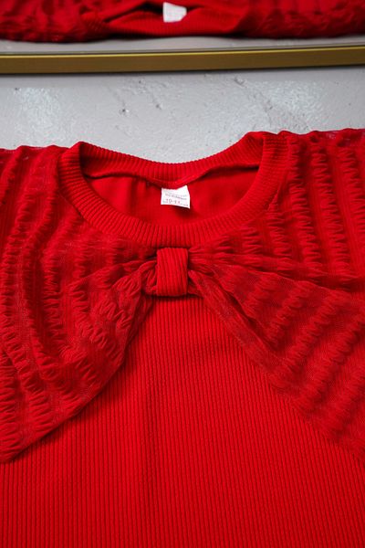 LUNA FSH Collar Bow Shaped Girl's Badi