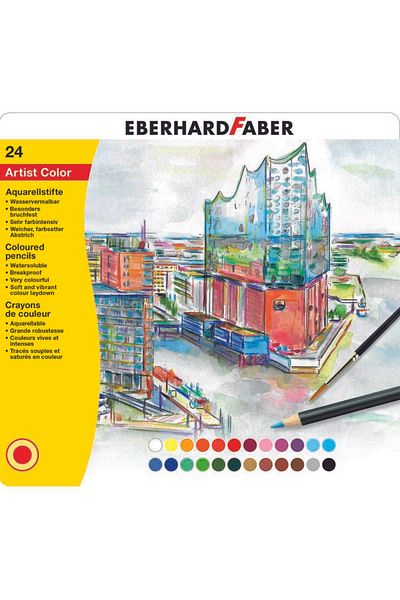 Eberhard Faber Artist Color Watercolor Pencil 24 Colors