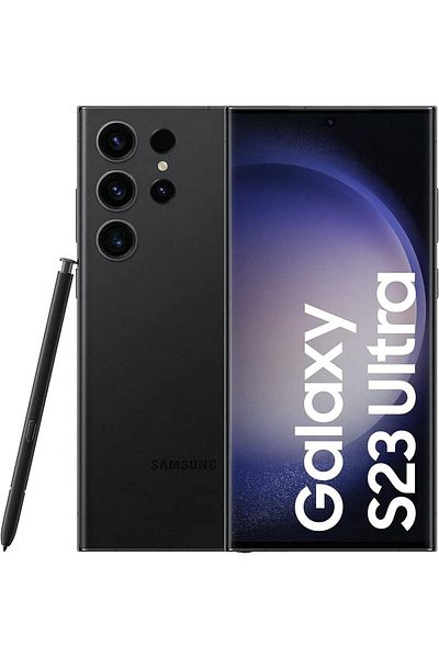 Samsung هاتف جالاكسي إس 23 ألترا، 12 جيجابايت رام، 512 جيجابايت، أسود فانتوم، إصدار عالمي، هاتف محمول 5G، ثنائي الشريحة