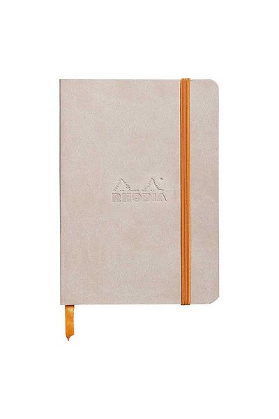 Rhodia A6 Dotted Notebook Beıge Soft Cover 72 Sheets 90Gr