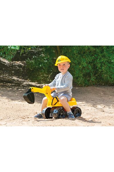 LENA Giant Excavator, Lena, yellow, functional bucket, 68 cm, plastic
