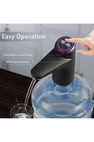 AWH USB Electric Water Bottle Pump for 5 Gallon, Portable & Automatic Assorted Colors