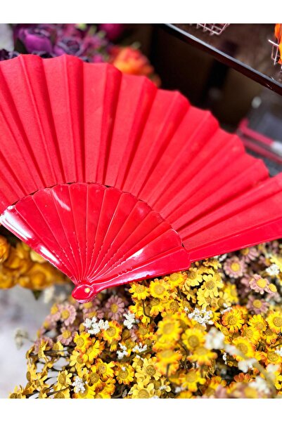 baytoptan Plastik Yelpaze Kırmızı