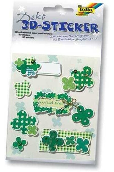 Folia Set de autocolante cu motive din hârtie 3d 10