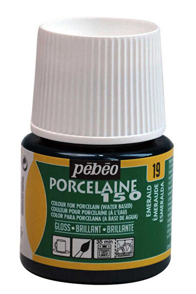 Pebeo Su Bazlı Porselen Boya 150 45ml Şişe - 19 Emerald