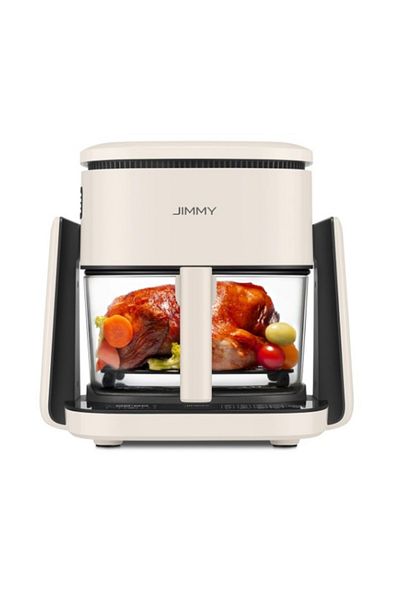 Jimmy Friteuza cu aer cald JIMMY Air Fry AF3, 1100 W, 4 L, bol transparent, 8 programe