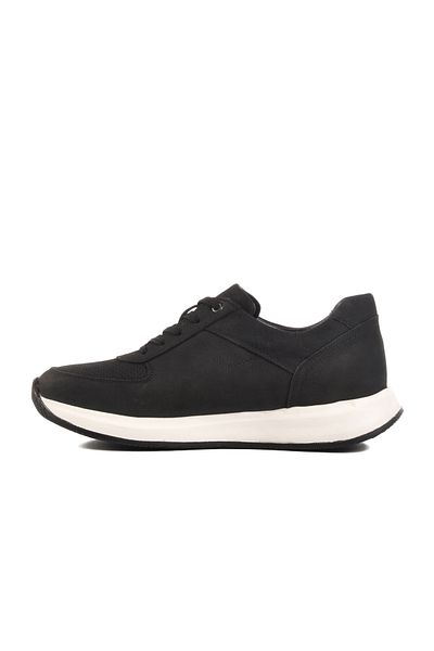 WALKWAY Black Nubuck Men's Casual Shoes - Vadoo m