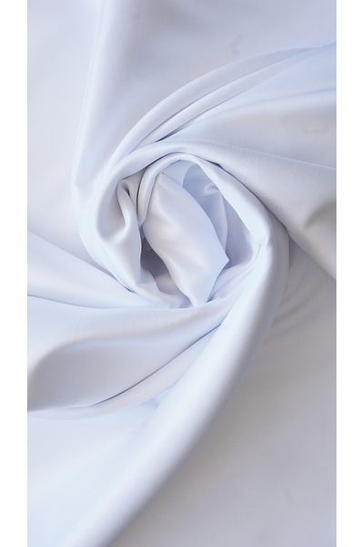Yuka White Sunshade Curtain Satin Textured 1St Quality Heavyweight Single Piece No Pleat Plain Sewing Honeycomb Size!