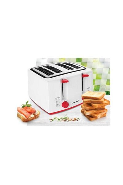 Heinner Prajitor de paine Heinner Panfette 1300 HTP-1300WHR, 1300 W, 4 felii (Alb/Rosu)