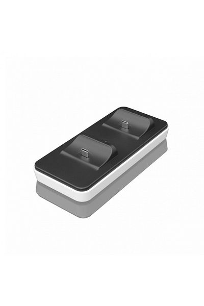 white shark PS5 controller charging/docking station, WhiteShark PS5-504 CLINCH, USB-C (White)