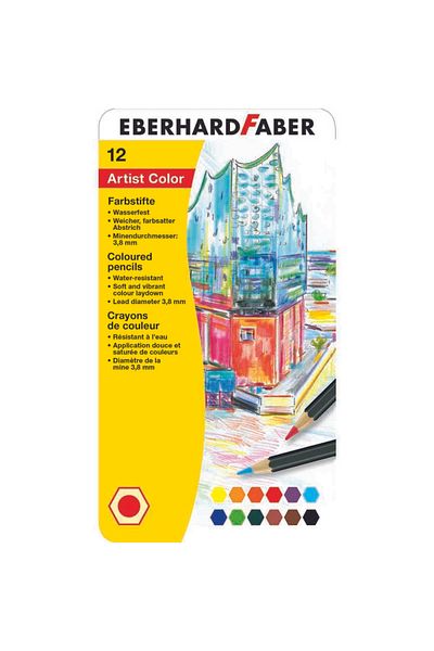 Eberhard Faber Artist Color Crayon 12 Colors