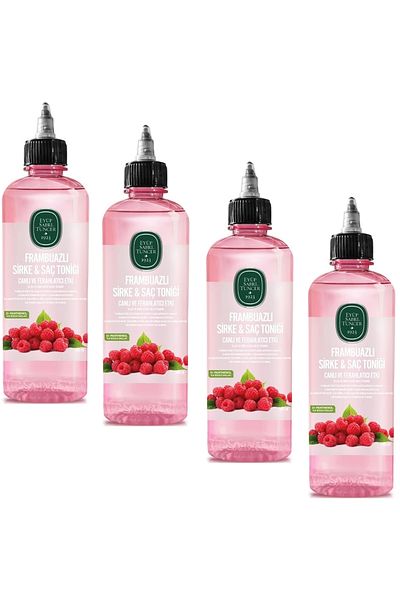 Eyüp Sabri Tuncer 500 ml Raspberry Vinegar and Hair Tonic - 4 Pieces